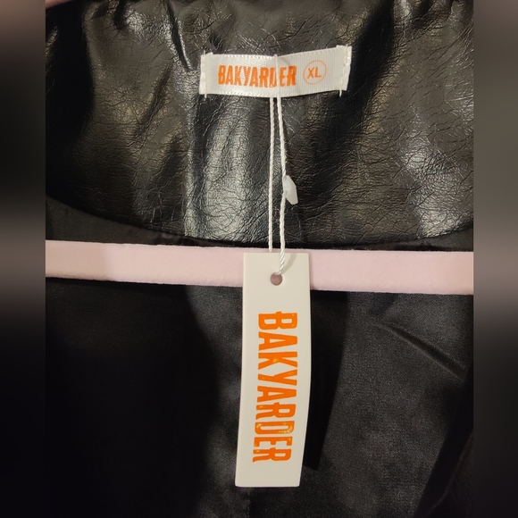 Womens Oversized Y2K Faux Leather Jackets Vintage Fashion Motorcycle Coat - Picture 9 of 13